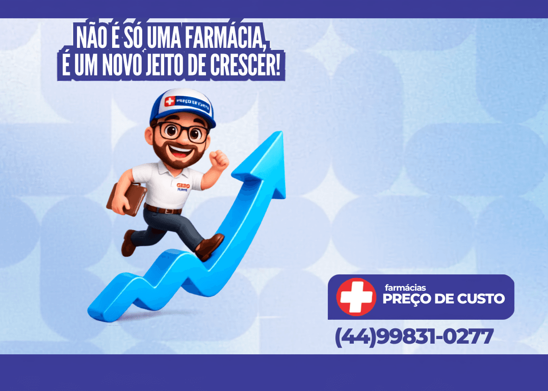 Fachada de uma unidade Farmácias Preço de Custo